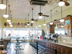 old fashioned ice cream parlor near Prosper, TX